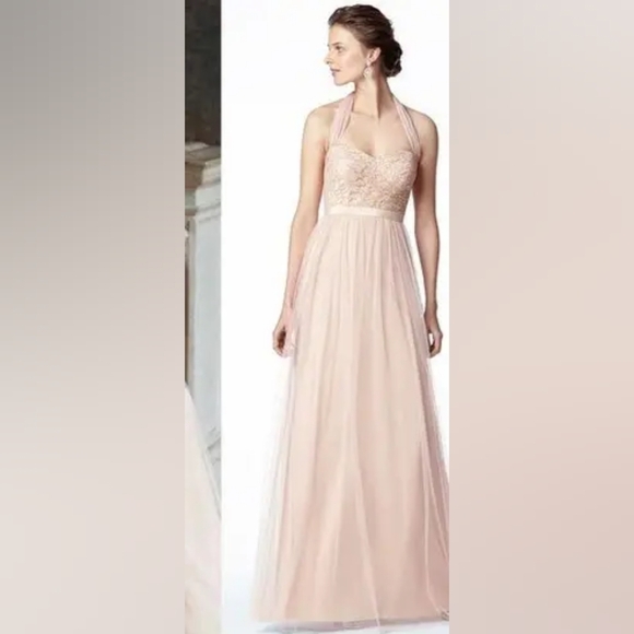 Jenny Yoo Collection Juliette Bridesmaid Dress Convertible Tulle Pink 0 - Picture 1 of 8